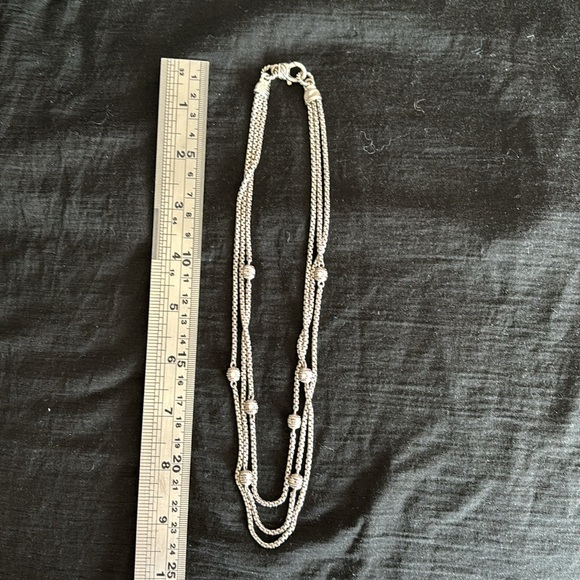 Judith Ripka 3 stand necklace - Picture 4 of 7